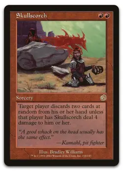 Skullscorch #114 (NM) Torment TOR Magic MTG - Image 1