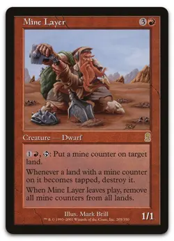 Mine Layer #205 (NM) Odyssey ODY Magic MTG - Image 1