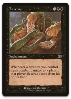 Larceny #143 (NM) Mercadian Masques MMQ Magic MTG - Image 1