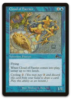 Cloud of Faeries #29 (NM) Urza's Legacy ULG Magic MTG - Image 1