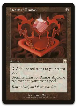 Heart of Ramos #296 (NM) Mercadian Masques MMQ Magic MTG - Image 1