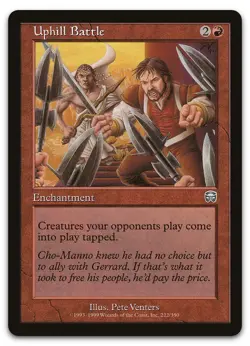 Uphill Battle #222 (NM) Mercadian Masques MMQ Magic MTG - Image 1