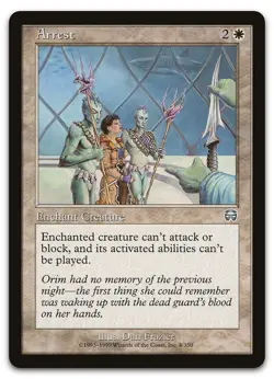 Arrest #4 (NM) Mercadian Masques MMQ Magic MTG - Image 1
