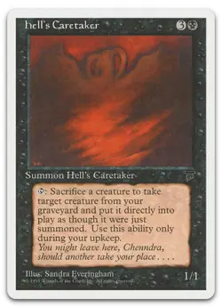 Hell's Caretaker (NM) Chronicles CHR Magic MTG - Image 1