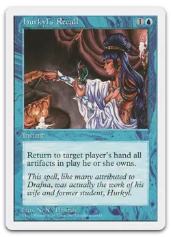 Hurkyl's Recall (NM) Fifth Edition 5ED Magic MTG - Image 1
