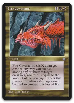 Fire Covenant (NM) Ice Age ICE Magic MTG - Image 1