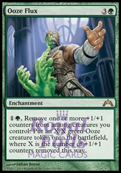Ooze Flux 2x FOIL GTC MTG Gatecrash Rare MINT green - Image 1