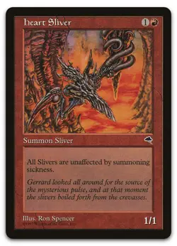 Heart Sliver #182 (NM) Tempest TMP Magic MTG - Image 1