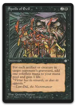 Spoils of Evil #51 (NM) Ice Age ICE Magic MTG - Image 1