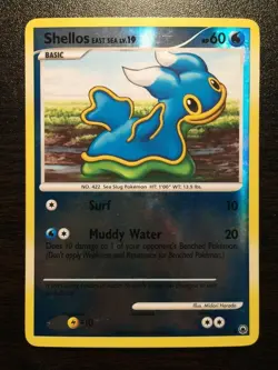 Pokemon Card Majestic Dawn Reverse Holo Shellos 73/100. FREE SHIPPING! - Image 1