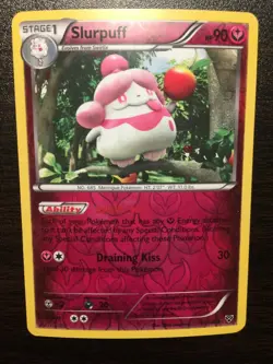 Pokemon Card XY Base Set Reverse Holo Slurpuff 95/146. FREE SHIPPING! - Image 1