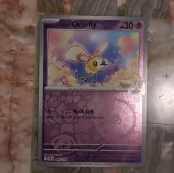 Pokemon Lillie's Cutiefly 066/159 Sv09 Journey Together Common 30 HP Reverse Ho… - Image 1