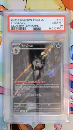 Pokemon 2024 SV Twilight Masquerade Froslass #174/167 English PSA 10 - Image 1