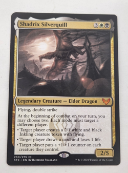 Shadrix Silverquill STRIXHAVEN Regular School of Mages Mythix STX #230 mtg LP - Image 1