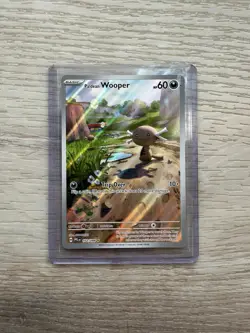 Pokemon ME02 Phantasmal Flames 102/094 Paldean Wooper Illustration Rare NM - Image 1
