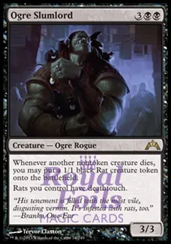 Ogre Slumlord 1x FOIL GTC MTG Gatecrash Rare MINT black - Image 1