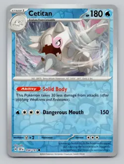 Reverse Holo Cetitan 054/191 Common Surging Sparks Pokemon - Image 1