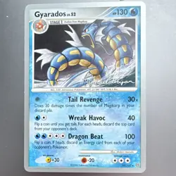 Pokemon Gyarados 19/100 Stormfront Rare 2008 World Championship Mychael Bryan - Image 1