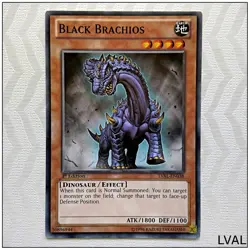 Black Brachios - LVAL-EN038 - Common 1st Edition Yugioh - Image 1