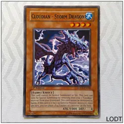 Cloudian - Storm Dragon - LODT-EN040 - Common 1st Edition Yugioh - Image 1