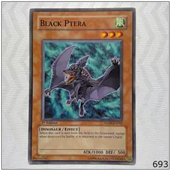 Black Ptera - SD09-EN012 - Common 1st Edition Yugioh - Image 1