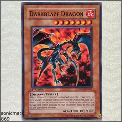 Darkblaze Dragon - SDRL-EN002 - Common 1st Edition Yugioh - Image 1