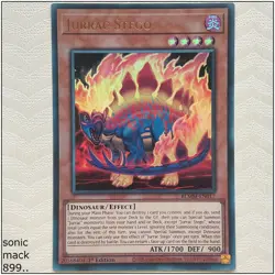 Jurrac Stego - BLMM-EN017 - Ultra Rare 1st Edition Yugioh - Image 1