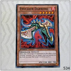 Evolsaur Darwino - GAOV-EN027 - Common 1st Edition Yugioh - Image 1