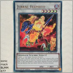 Jurrac Velphito - BLMM-EN149 - Ultra Rare 1st Edition Yugioh - Image 1