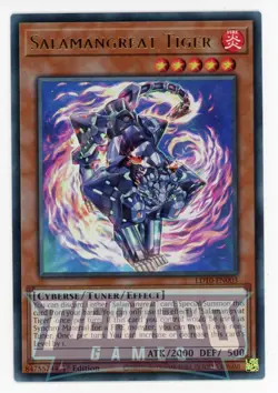 Yugioh Salamangreat Tiger LD10-EN003 Ultra Rare 1st Edition NM/LP - Image 1