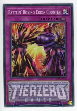 Yugioh Battlin' Boxing Cross Counter LD10-EN038 Super Rare 1st Edition NM/LP - Image 1