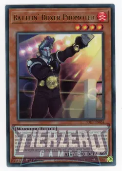 Yugioh Battlin' Boxer Promoter LD10-EN034 Ultra Rare 1st Edition NM/LP - Image 1