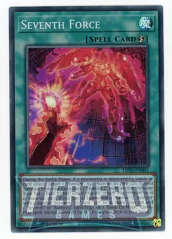 Yugioh Seventh Force LD10-EN037 Super Rare 1st Edition NM/LP - Image 1