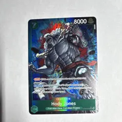 Namco One Piece CCG Hody Jones OP06-035 Premium Booster Foil Super Rare 8000-alt - Image 1