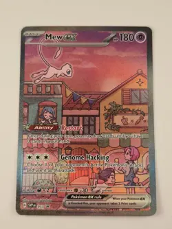 Pokemon TCG Mew EX Black Star Promo Card SVP053 LP Condition - Image 1
