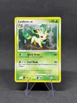 Leafeon SWIRL!! 24/100 2008 Majestic Dawn Pokemon Card Holo Rare - Mp - Image 1