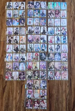 Goddess Story Waifu Girl Anime Holo Foil Cards Lot Bundle Of 90+ CCG Tcg - Image 1