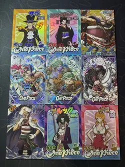 One Piece Collectible Manga Full Art Character Anime 9 Waifu Cards CCG SSR - Image 1