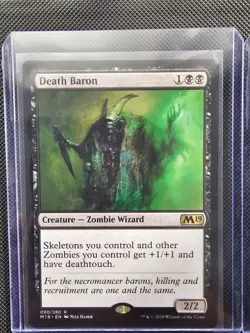 MTG Commander Lot - Black Zombie Tribal - Death Baron, Liliana, Yahenni 13 Cards - Image 2