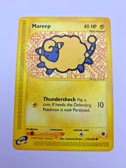 Pokemon Card - Non-Holo Mareep 119/165 Expedition *MP* e-Card Common - Image 1