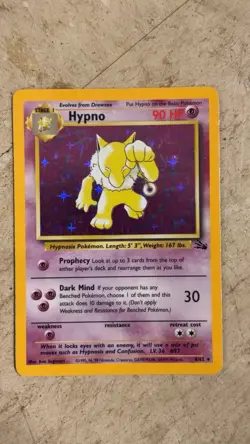 Pokemon Holo Card Lot Base Set Jungle Fossil 12 Cards Scyther Hypno Vileplume - Image 3