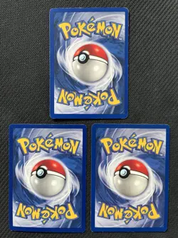 1999 Pokemon Shadowless Lot Squirtle Seel Staryu WOTC Base Set 3 Card Lot - Image 2