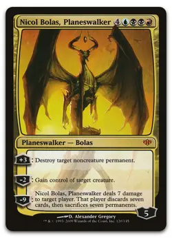 Nicol Bolas, Planeswalker #120 (NM) Conflux CON Magic MTG - Image 1