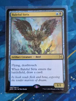 MTG Baleful Strix - NM - Eternal Masters - Image 1