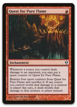Quest for Pure Flame #144 (NM) Zendikar ZEN Magic MTG - Image 1