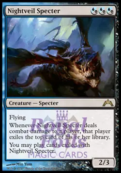 Nightveil Specter 1x FOIL GTC MTG Gatecrash Rare MINT blue black - Image 1