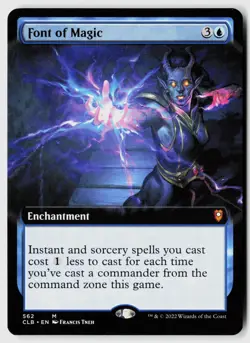 Font of Magic (Extended Art) #562 (NM) Baldur's Gate CLB Magic MTG - Image 1