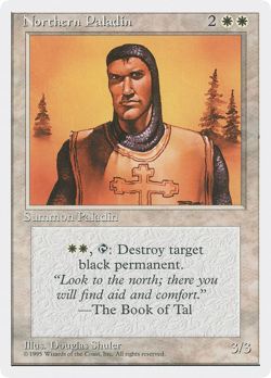 Northern Paladin (MP) Fourth Edition 4ED Magic MTG - Image 1