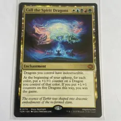 MTG Call the Spirit Dragons 0174- Tarkir Dragonstorm Mythic NM - Image 1