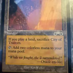 MTG-(Magic The Gathering) Exodus-City of Traitors - Image 3